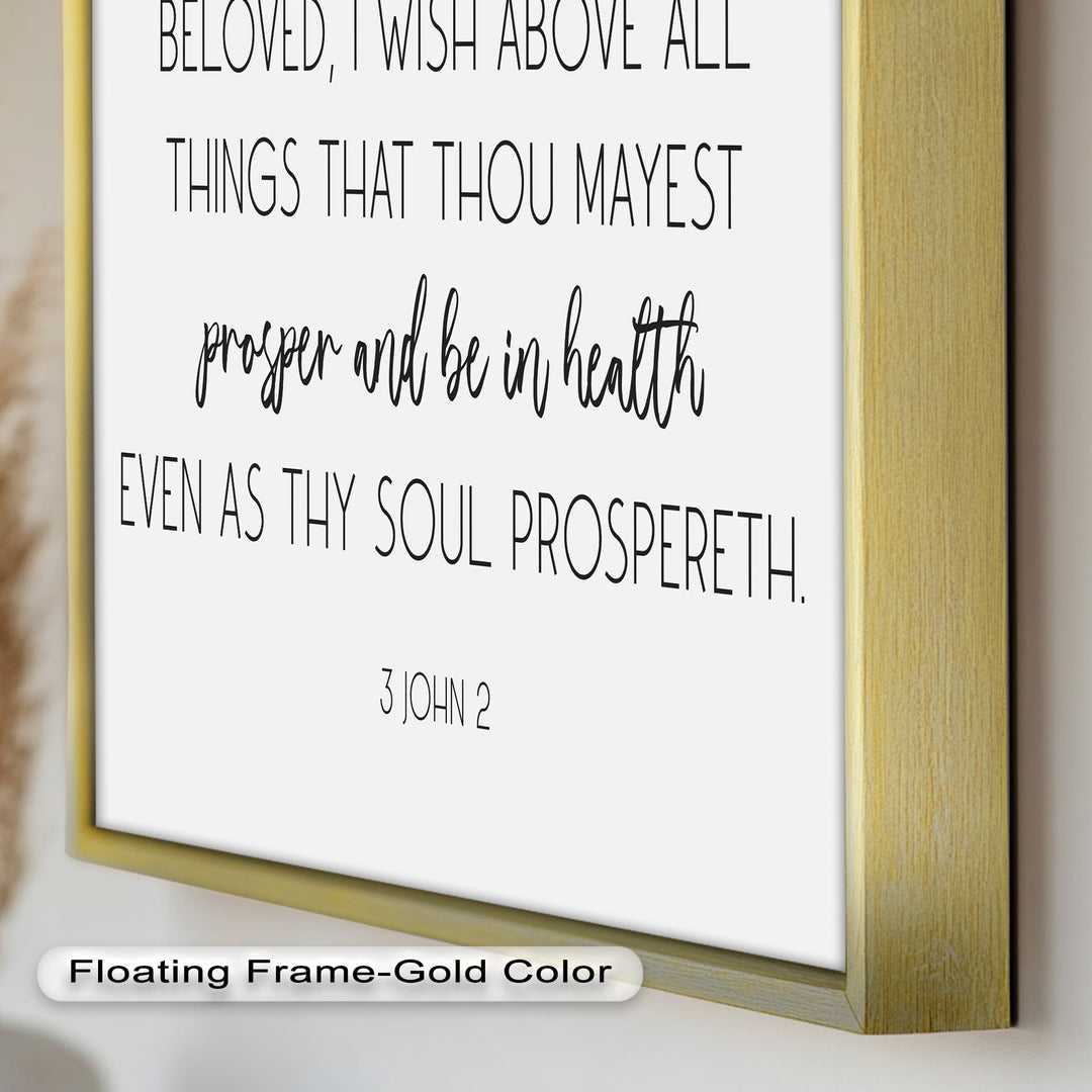 3 John 2 Wall Art – Christian Bible Oil Paintings
