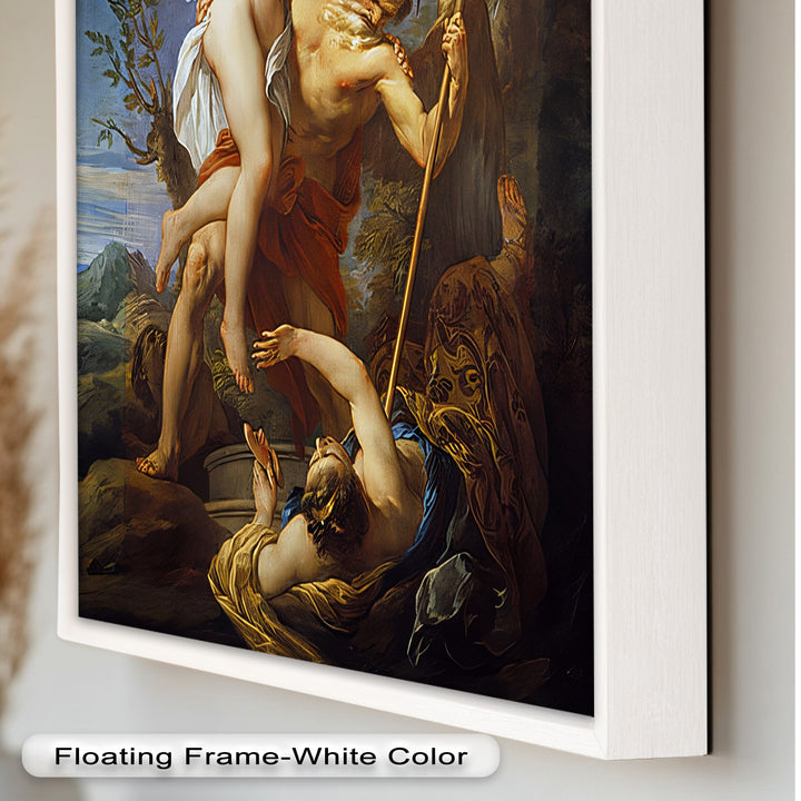 The Seizure of Beauty by Time – Mythological Renaissance Nude Oil Painting