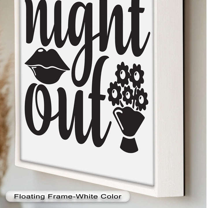 Girls Night Out – Typography Oil Painting - MyPhotoStation