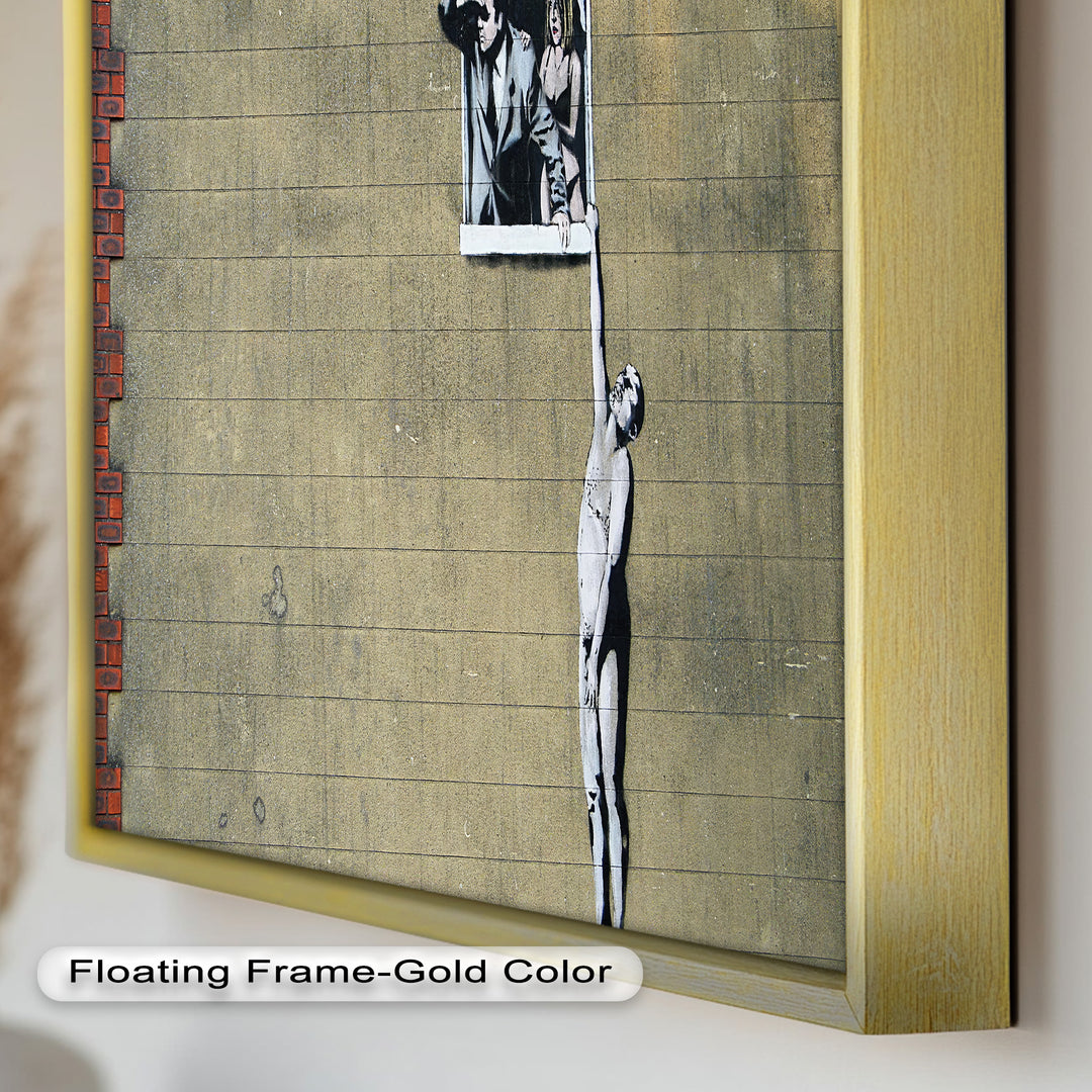 Love in Suspense – Banksy Oil Painting