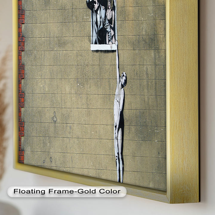 Love in Suspense – Banksy Oil Painting