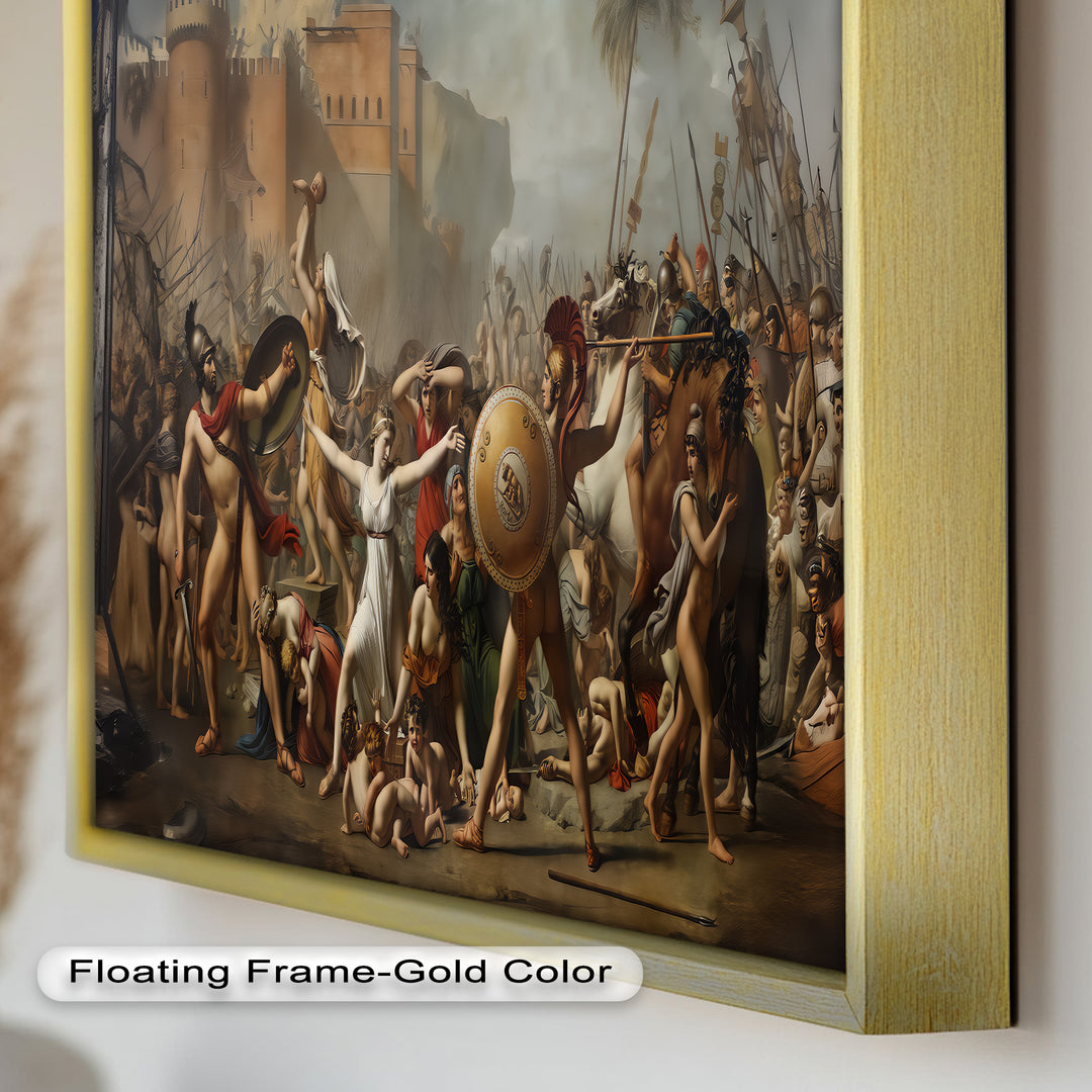 The Sabine Women Intervene – Classicism Oil Painting