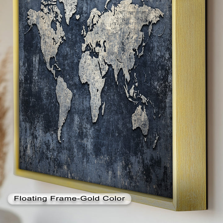 World Map – Modern Oil Paintings
