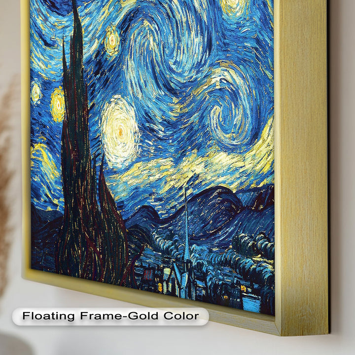 The Starry Night by Vincent van Gogh – Post-Impressionist Oil Painting