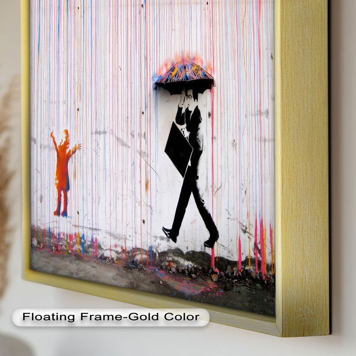 Colorfall Dissonance – Banksy Oil Painting