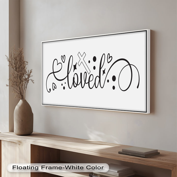 You Are Loved – Christian Bible Verse Oil Painting