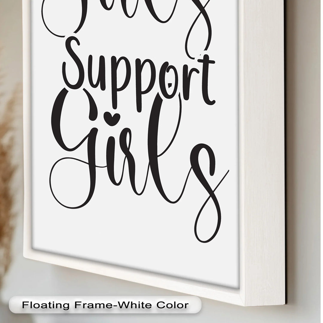 Girls Support Girls – Oil Painting - MyPhotoStation