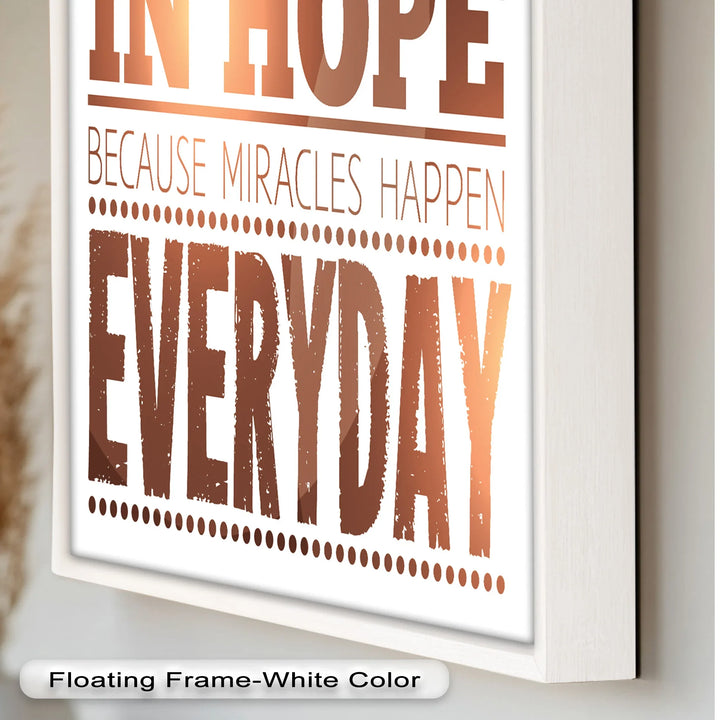 Believe in Hope – Motivational Oil Painting - MyPhotoStation