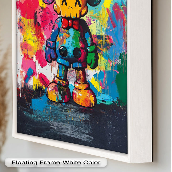 Color Riot Companion – KAWS Oil Painting