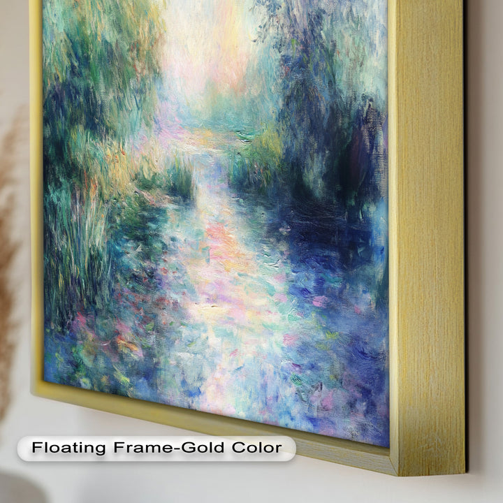 Whispering Riverbank at Dusk – Impressionist Landscape Oil Painting