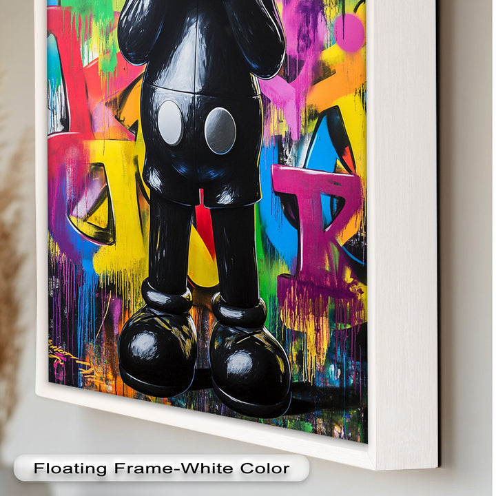 Behind the Hands – KAWS Oil Painting