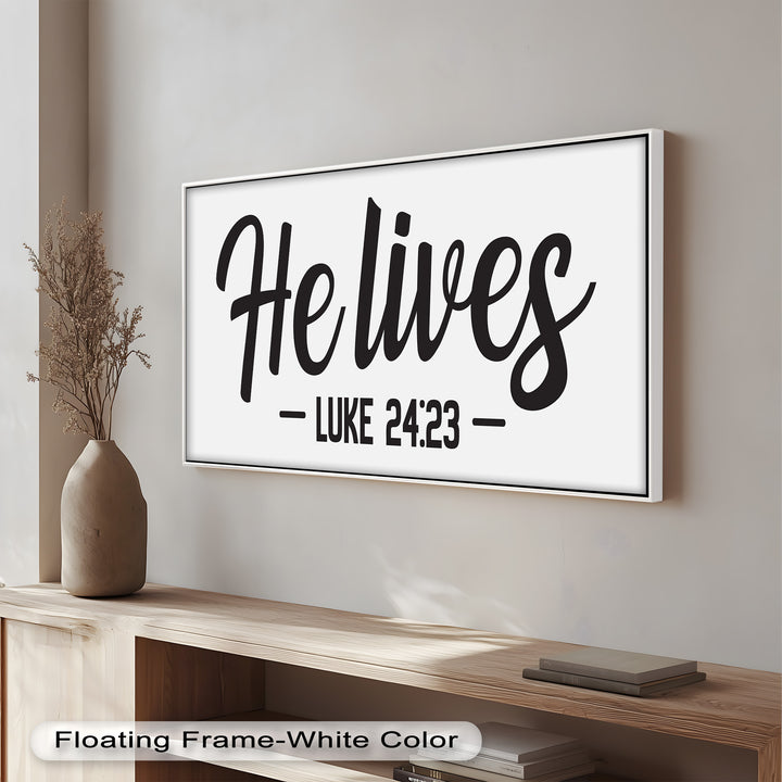 He Lives – Luke 24:23 Christian Oil Painting