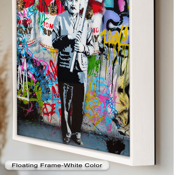 Einstein’s Protest – Banksy Oil Painting