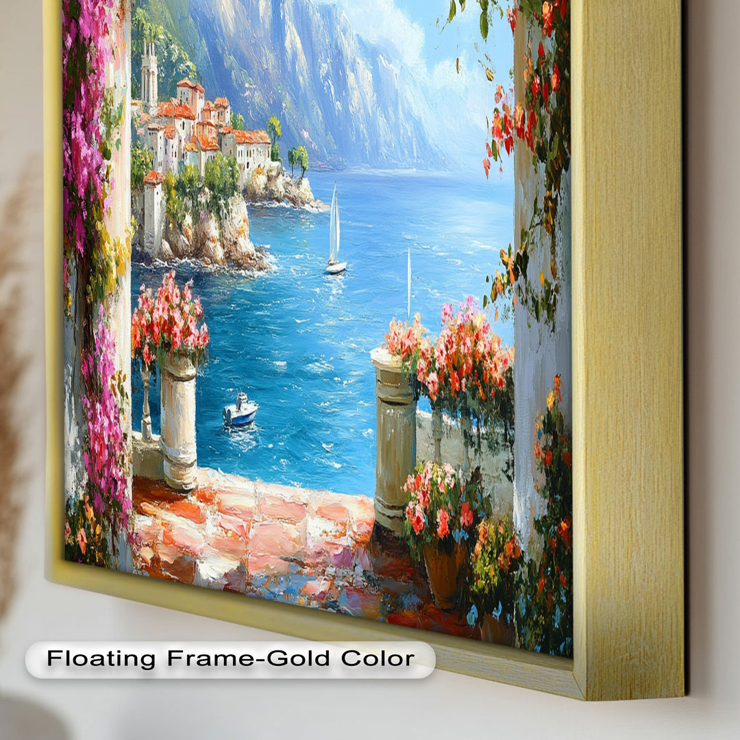 Mediterranean Coastal – Seaside Landscape Oil Painting
