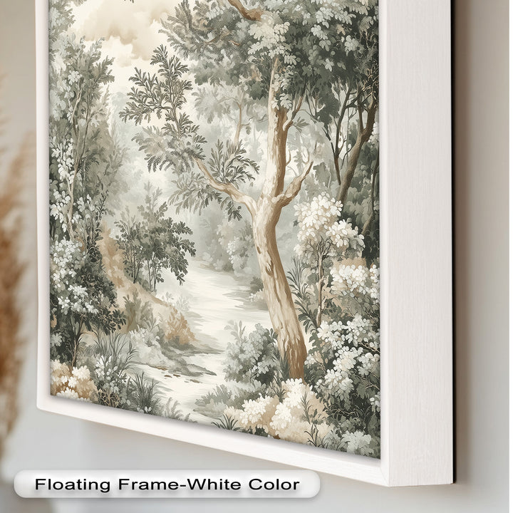 Antique Nature Wall Art-Forest Landscape Oil Paintin