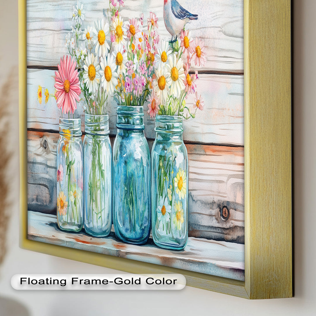 Flower Jars – Modern Oil Painting