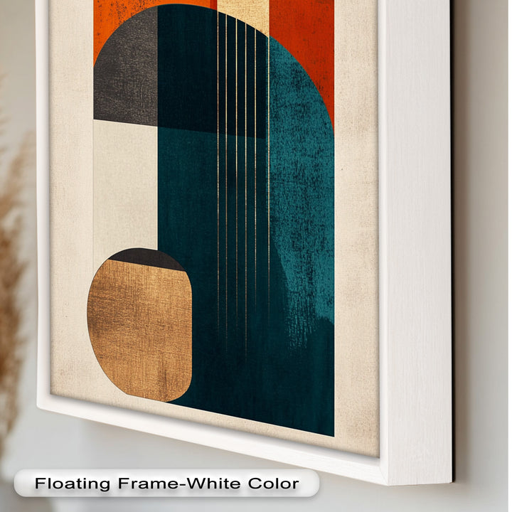 Modern Resonance – Abstract Geometric Oil Painting