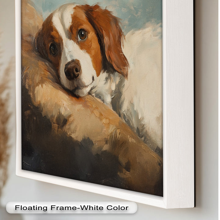 Resting Soul – Loyal Dog Animal Oil Painting