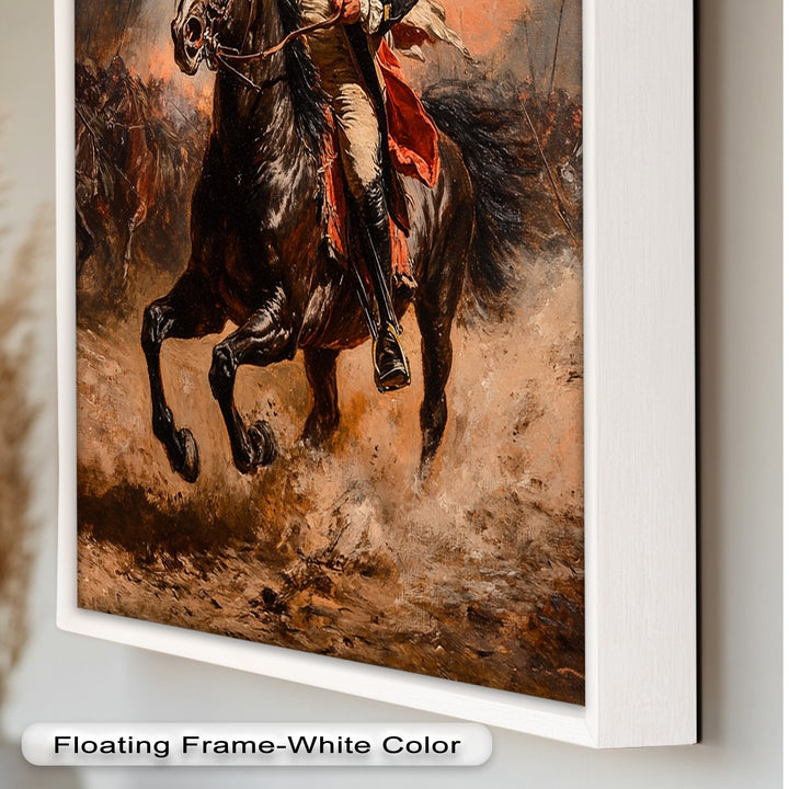 Rider of Defiance – Revolutionary Commander Oil Painting