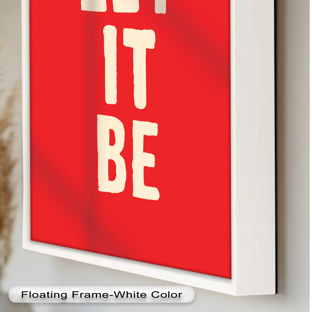 Let It Be – Red Oil Painting - MyPhotoStation