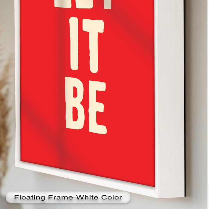 Let It Be – Red Oil Painting - MyPhotoStation