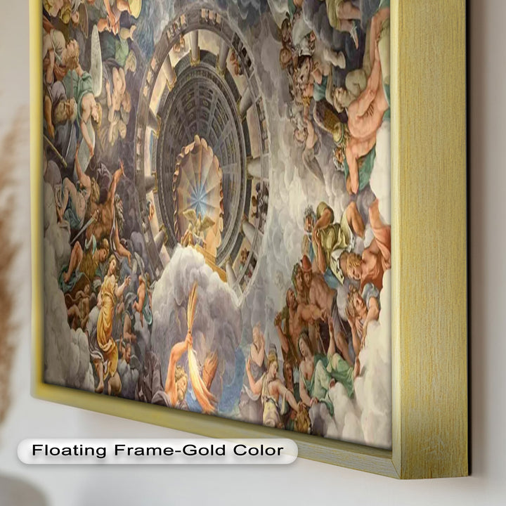 Assumption of the Virgin by Correggio – Renaissance Ceiling Oil Painting