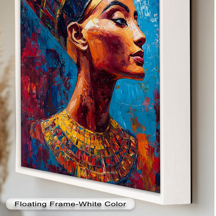 Fauvist Queen – Royal Profile Oil Painting