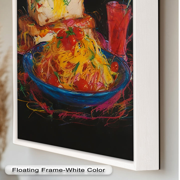 Gourmet-Sandwich und Pasta-Explosion - Food Painting