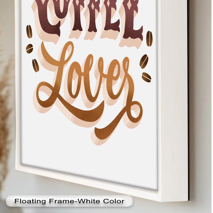 Coffee Lover Typography Art – Coffee Day Oil Painting - MyPhotoStation