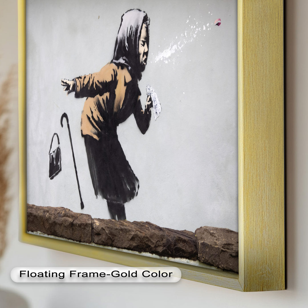 The Power of a Sneeze – Banksy Oil Painting