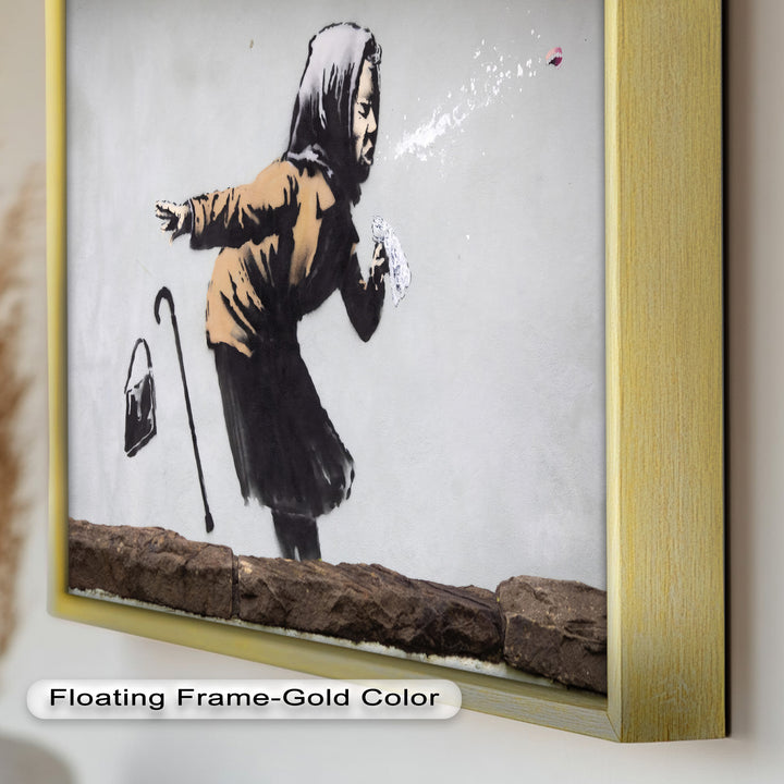 The Power of a Sneeze – Banksy Oil Painting