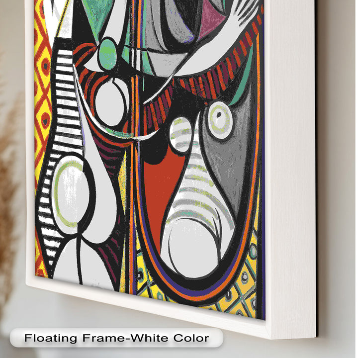 Reflected Identity – Mirror Portrait Picasso Oil Painting