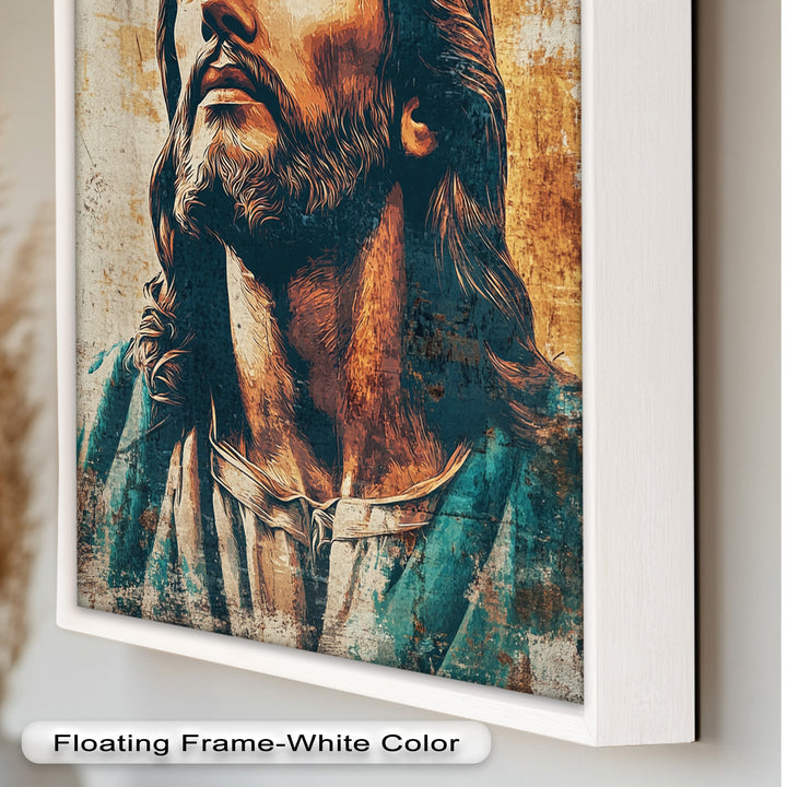 Licht der Gnade – Porträt von Jesus Christus Religiöses Ölgemälde
