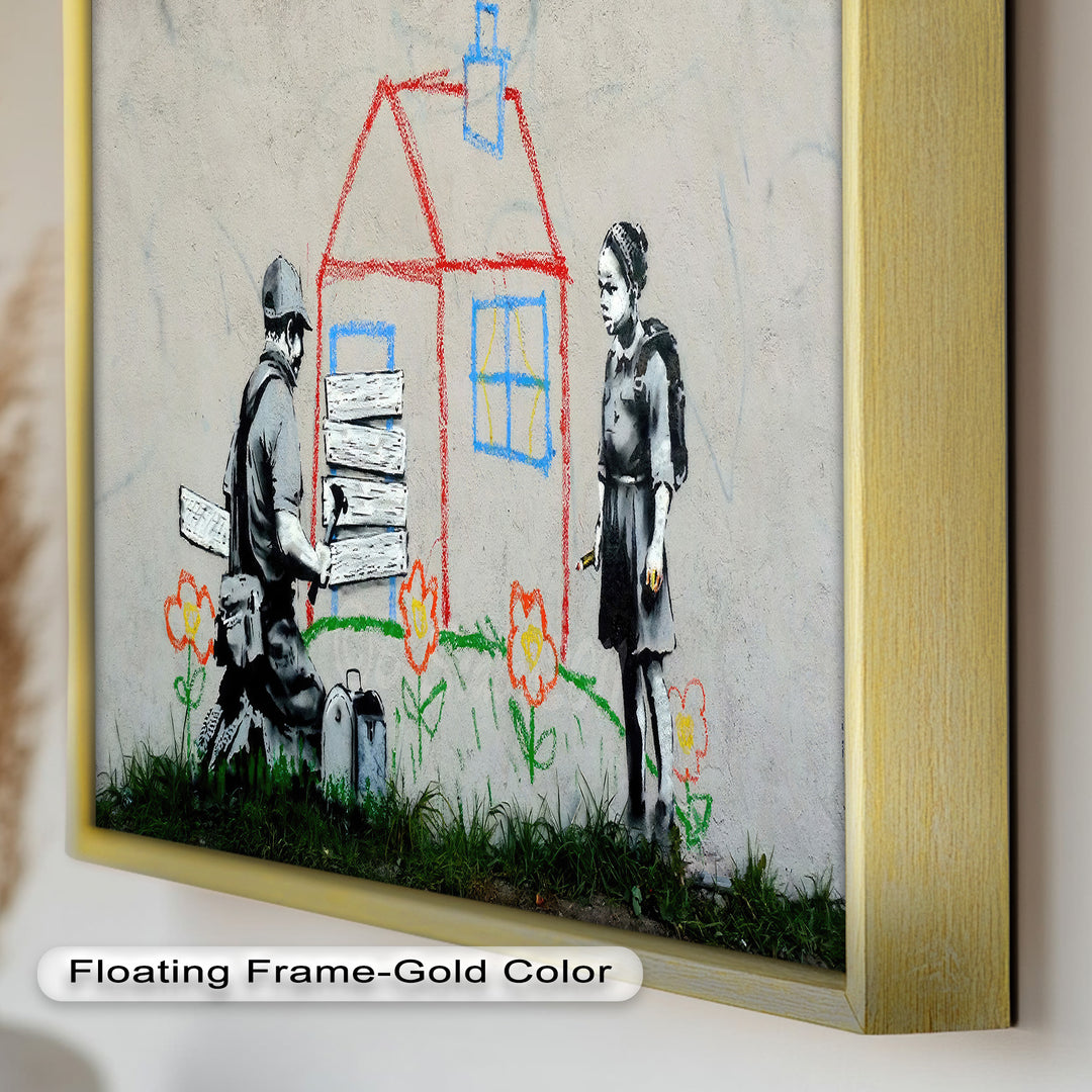 Boarded Dreams – Banksy Oil Painting
