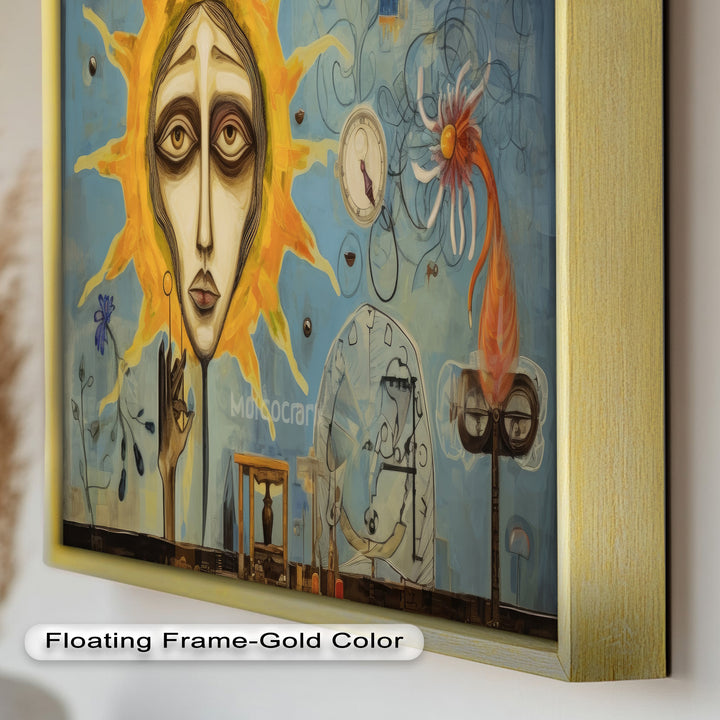 Solar Reverie – Surreal Dreamscape Picasso Oil Painting