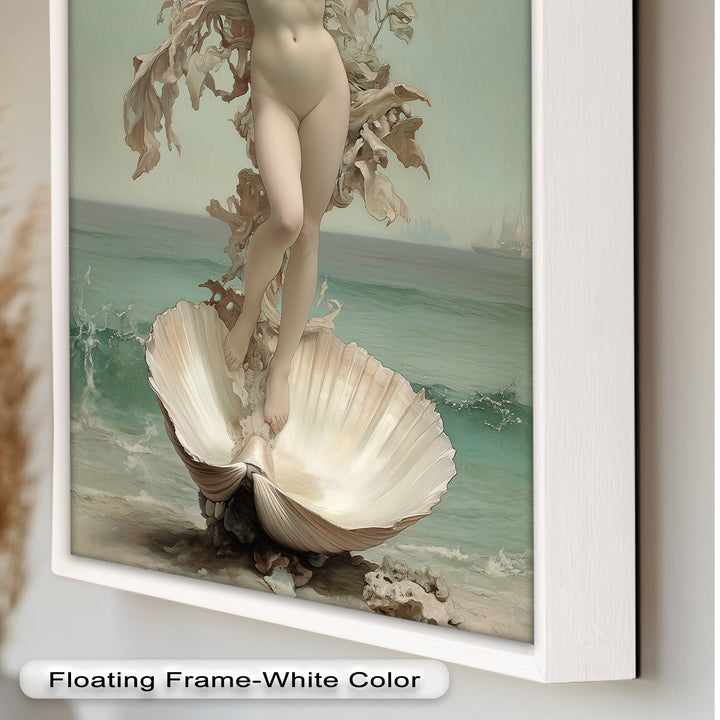 Ethereal Awakening – Renaissance Venus Rising Oil Painting