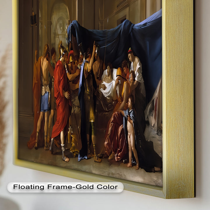 Farewell to the Hero – Classicism Oil Painting