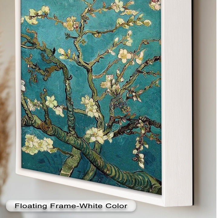 Spring Reverie – Blooming Almond Branches Flower Oil Painting
