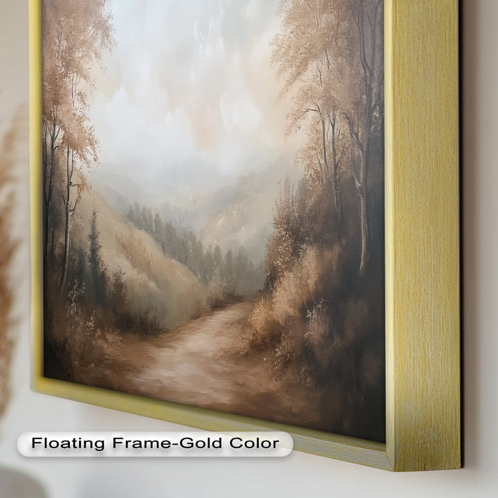 Forest Path – Framed Landscape Oil Painting