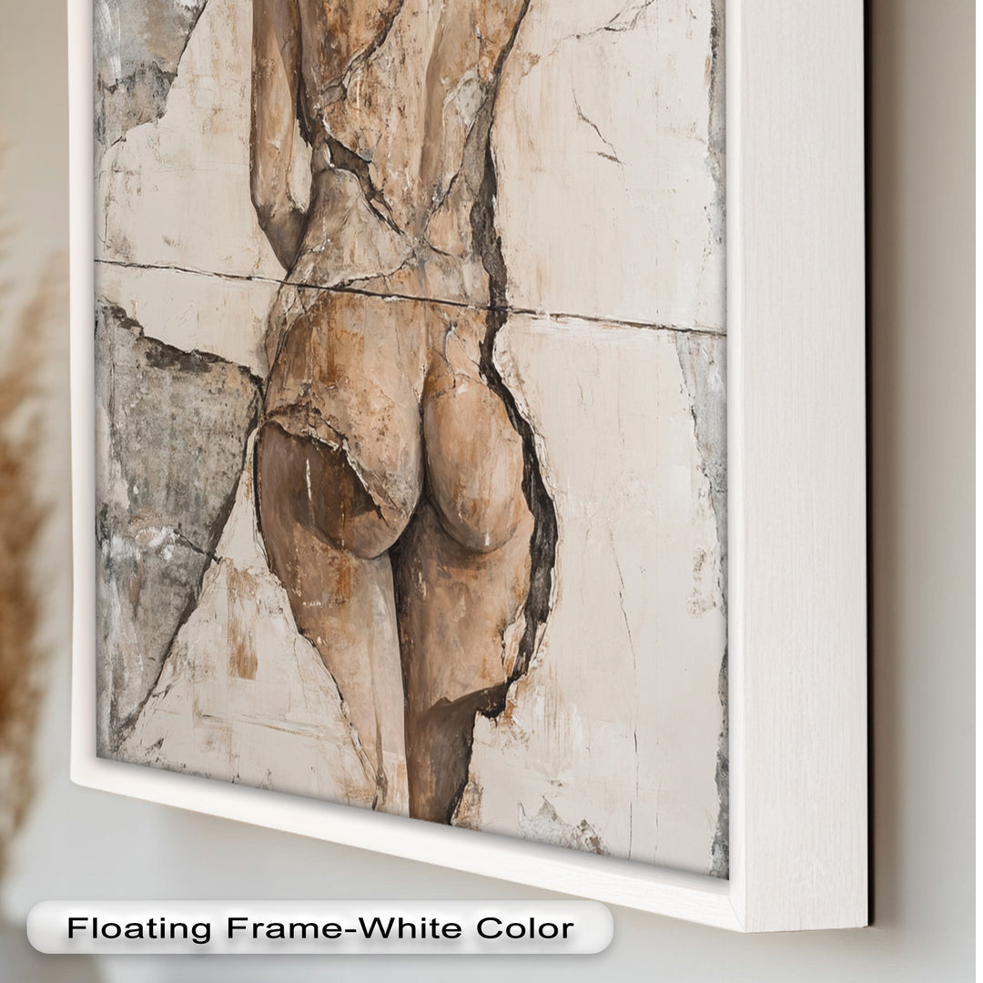 Cracked Grace – Figurative Nude Oil Painting