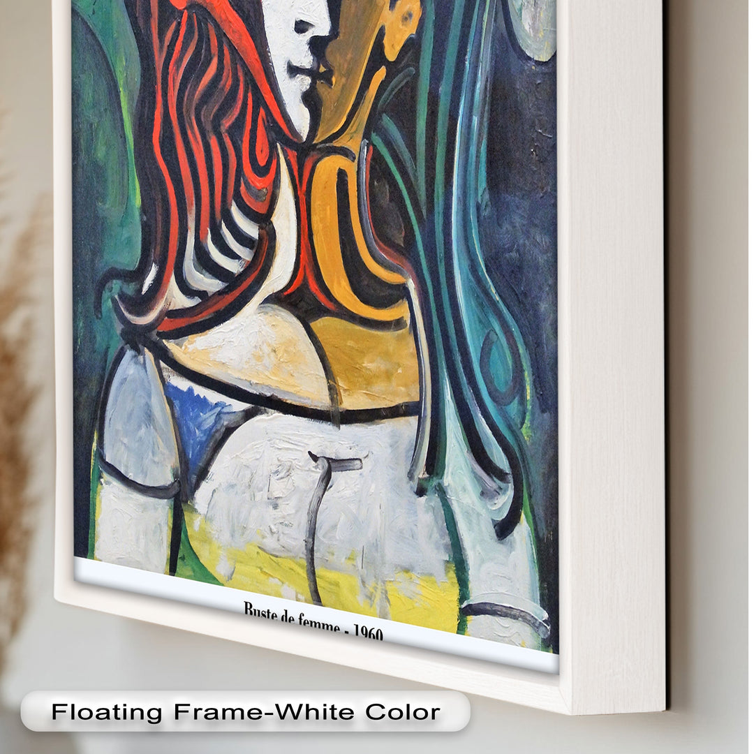 Dual Gaze – Buste de Femme Inspired Picasso Oil Painting