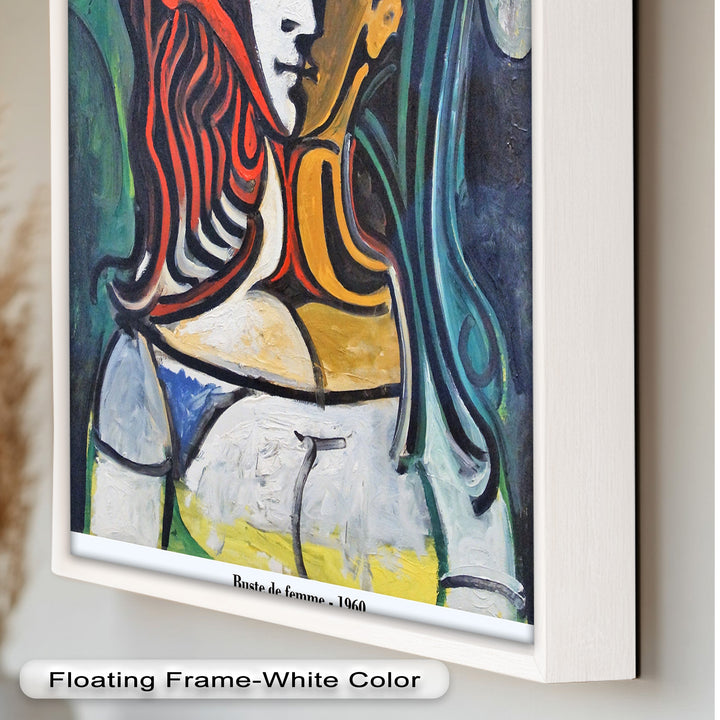 Dual Gaze – Buste de Femme Inspired Picasso Oil Painting