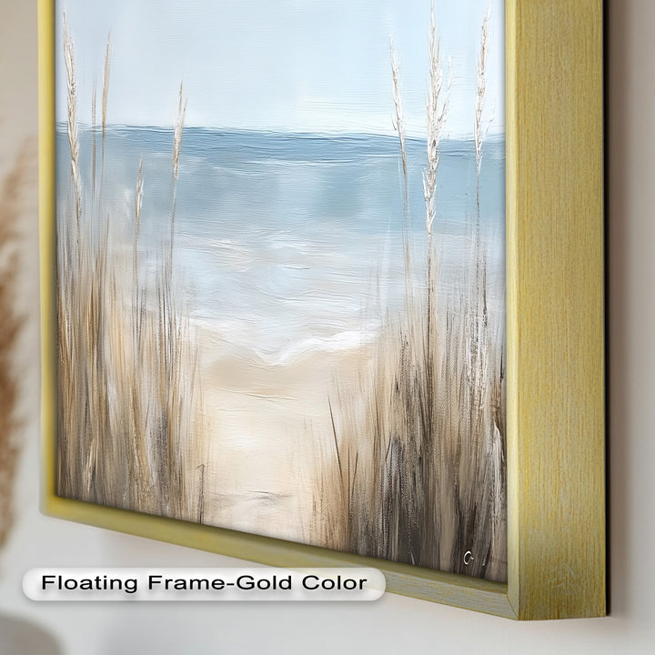 Coastal Beach Wall Art – Ocean Landscape Oil Painting