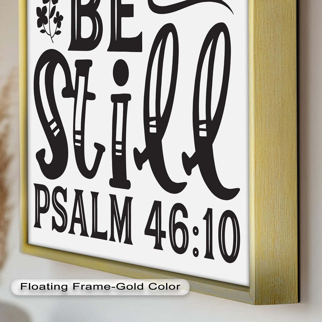 Sei still – Psalm 46:10 Bibel Bibel Ölgemälde