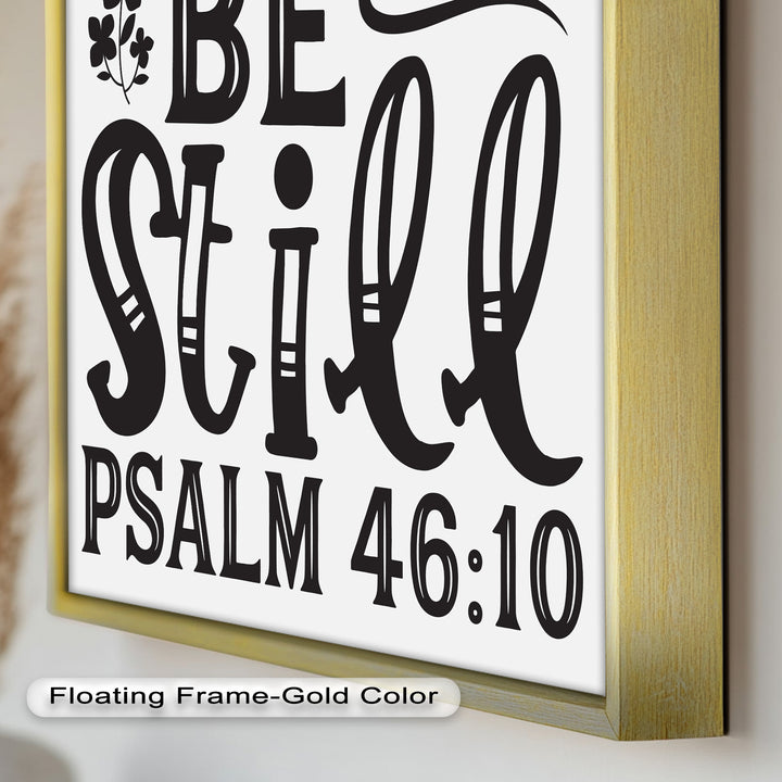 Sei still – Psalm 46:10 Bibel Bibel Ölgemälde