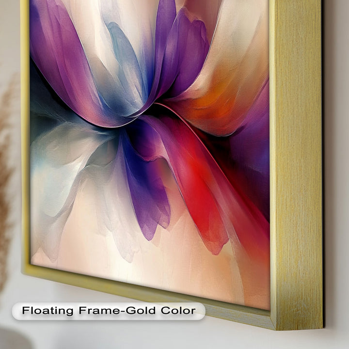 Abstract Floral Flow – Colorful Modern Oil Painting