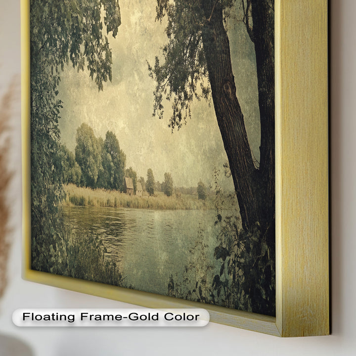 Riverbank Landscape – Countryside Oil Paintings