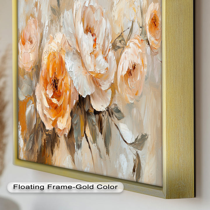 Peony Flowers – Botanical Oil Painting