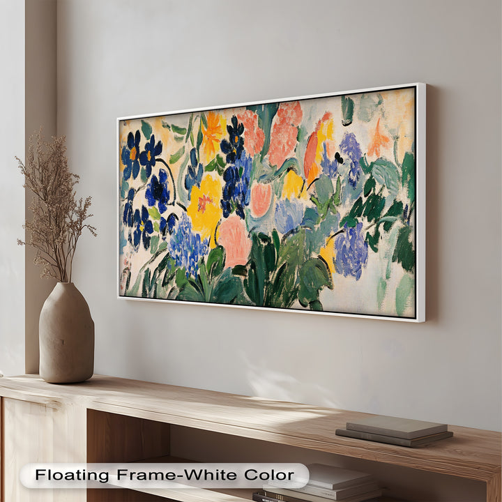 Fauvist Floral Explosion – Colorful Expressionist Oil Painting