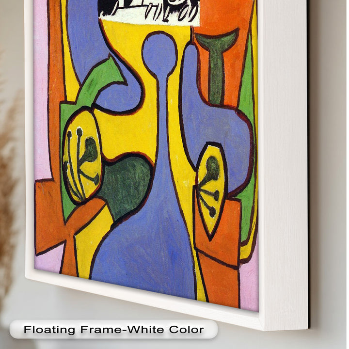 The Mask of Form – Bold Geometric Expression Picasso Oil Painting